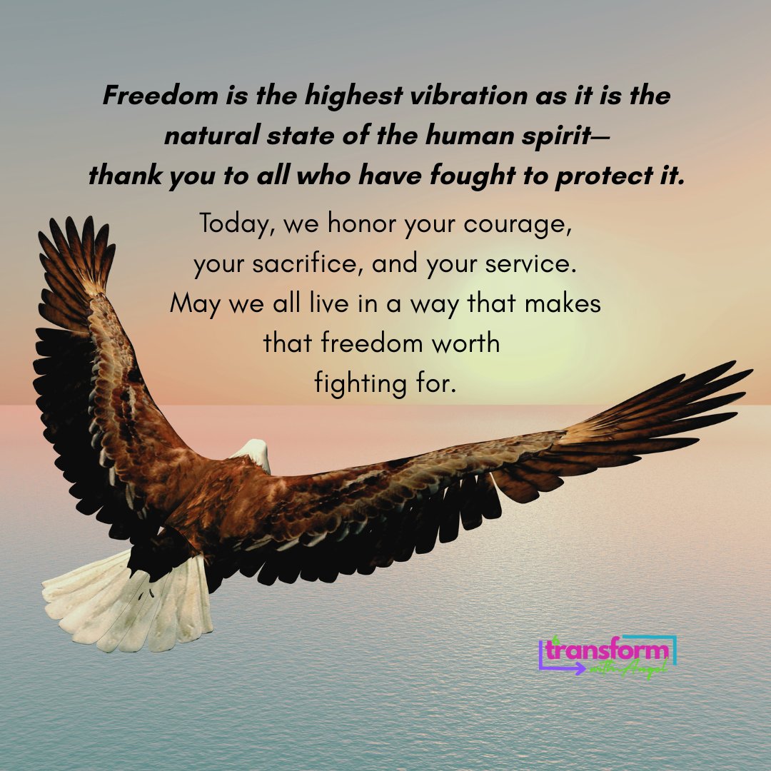AngelCarlton's tweet photo. Freedom is the highest vibration — it’s who we are at our core. Today, I just want to pause and express deep gratitude to all who have fought to protect that freedom. Your courage allows the rest of us to live, create, love, and become — without fear.🇺🇸🫡
#VeteransDay #Freedom https://t.co/5JoZGEny8A