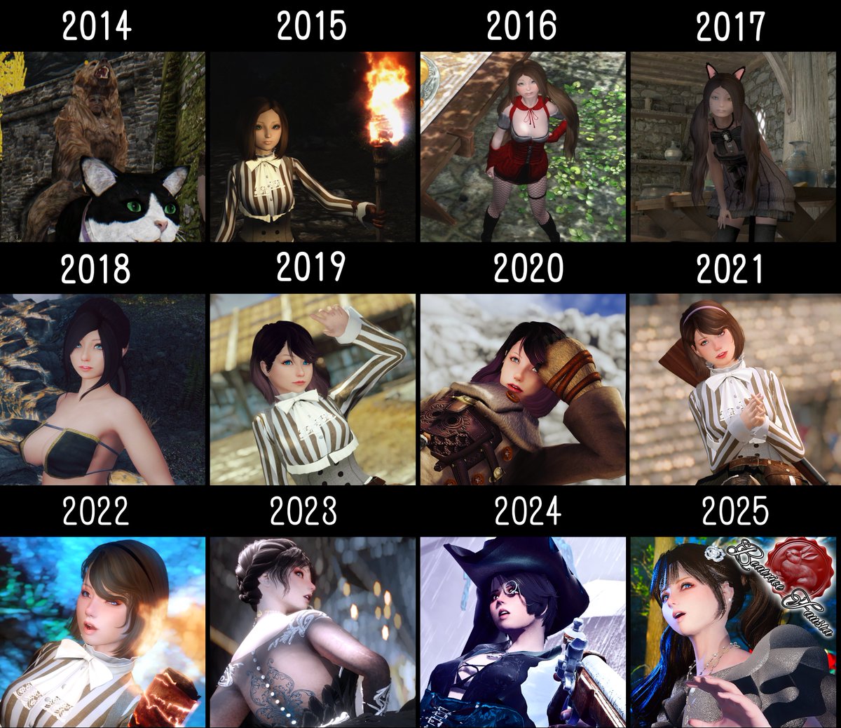 #SkyrimSE #Skyrim
前回から4年経ったので追加(22,23,24,25)