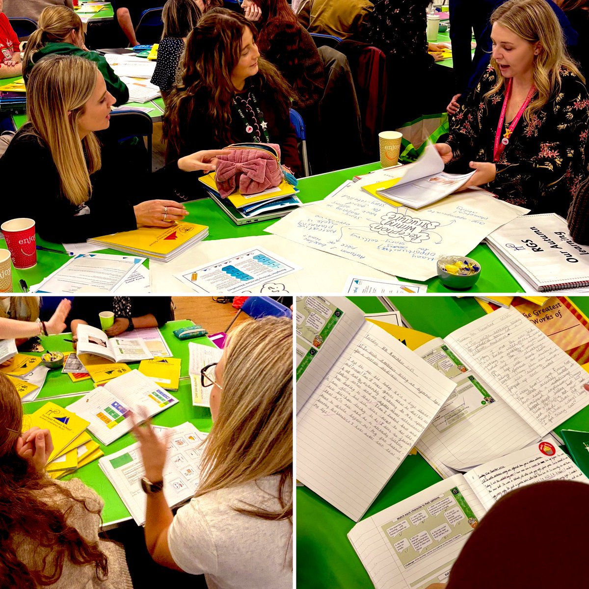 Delighted to host colleagues from <a href="/YarnfieldSch/">Yarnfield Primary</a> and <a href="/KinetonGreenPS/">Kineton Green Primary</a> this evening for our twilight CPD!
Great to see teachers collaborating, moderating books, and sharing best practice to drive excellence together. #ProfessionalDevelopment #Collaboration #primaryschool