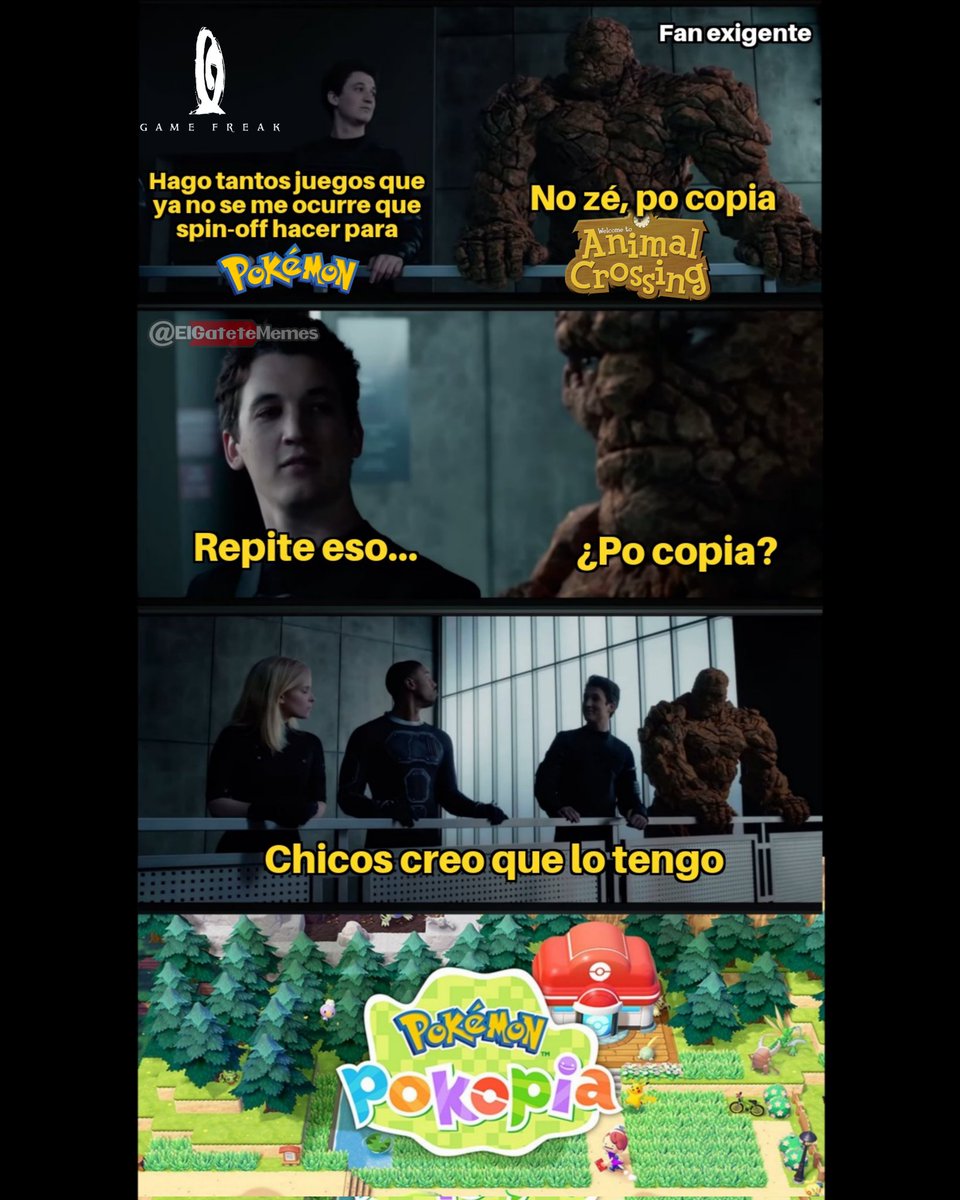 ElGateteMemes's tweet image. Pido perdón de antemano por este meme... 

#Pokopia #Pokemon #gamefreak #NintendoSwitch2 #Nintendo #Switch2
