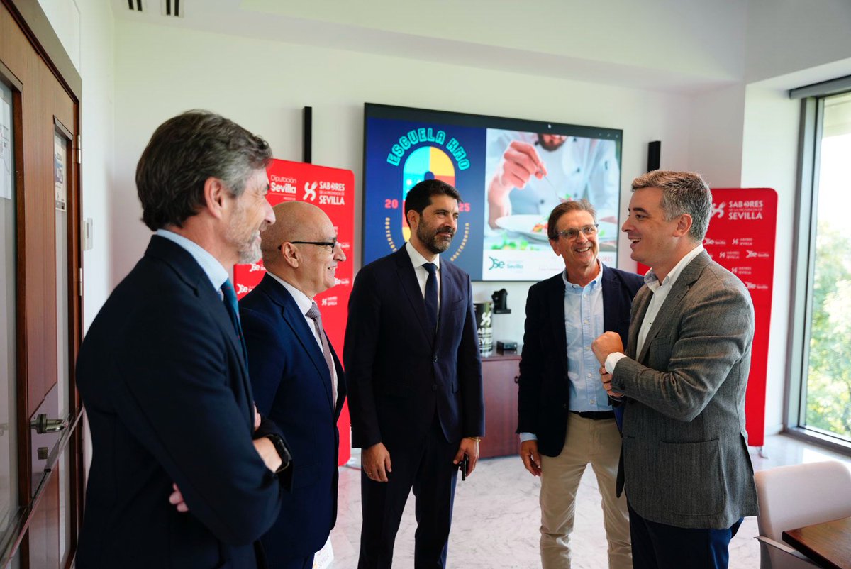 prodetur's tweet photo. 🍽️ Nace la Escuela Km0: Sostenibilidad, Territorio y Gastronomí, un programa pionero que une formación, producto local y turismo sostenible.
🔗 https://t.co/yfuPCIKA1z
#provinciadesevilla #prodetur #saboresdelaprovinciadesevilla https://t.co/zx3pgXSkpj