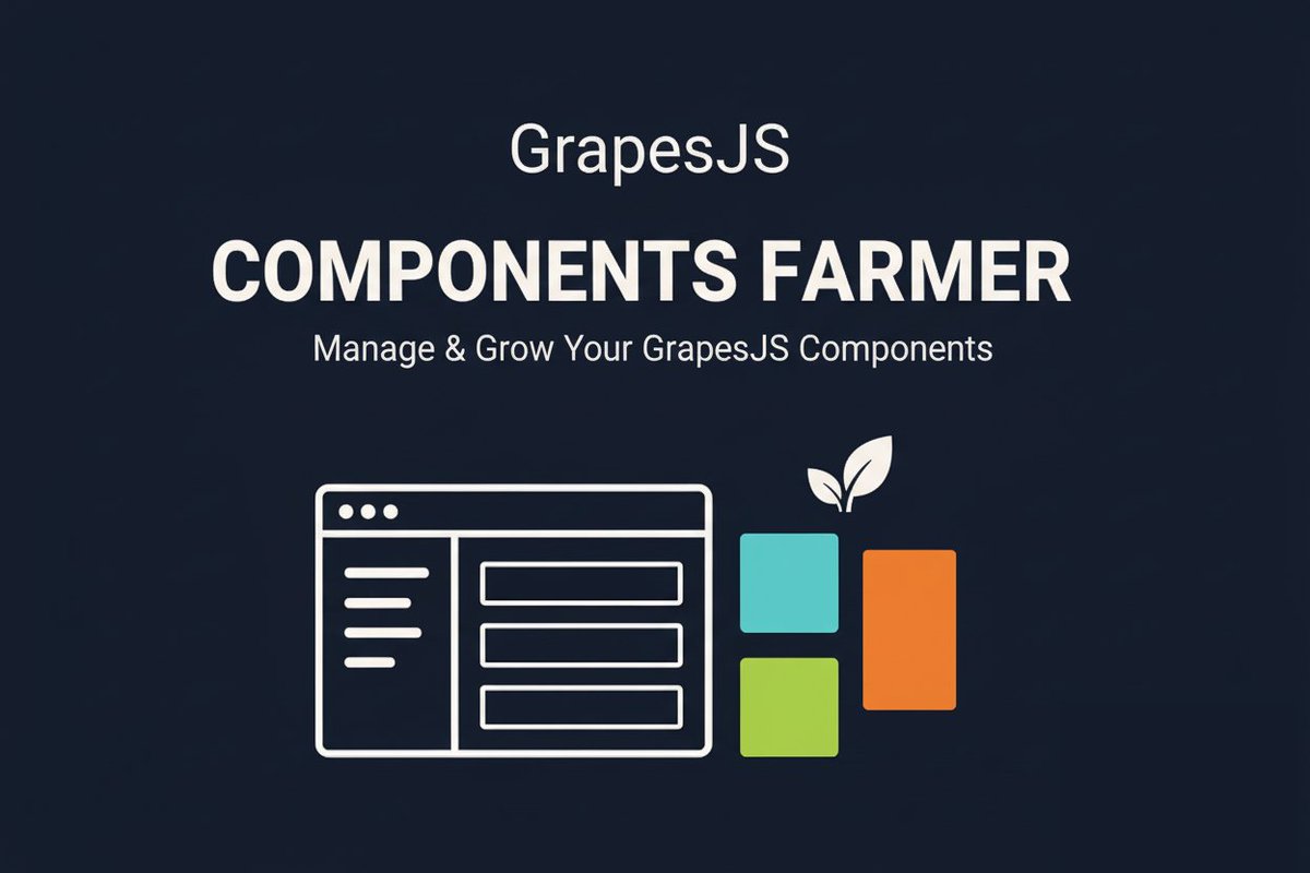 🚀 New on GJS Market: GrapesJS Components Farmer — the plugin to smartly register, manage &amp; reuse your custom components in GrapesJS.

Get it now and speed up your editor workflow! 👉 gjs.market/products/grape…

#GrapesJS #WebDev #Plugins #JSComponents
