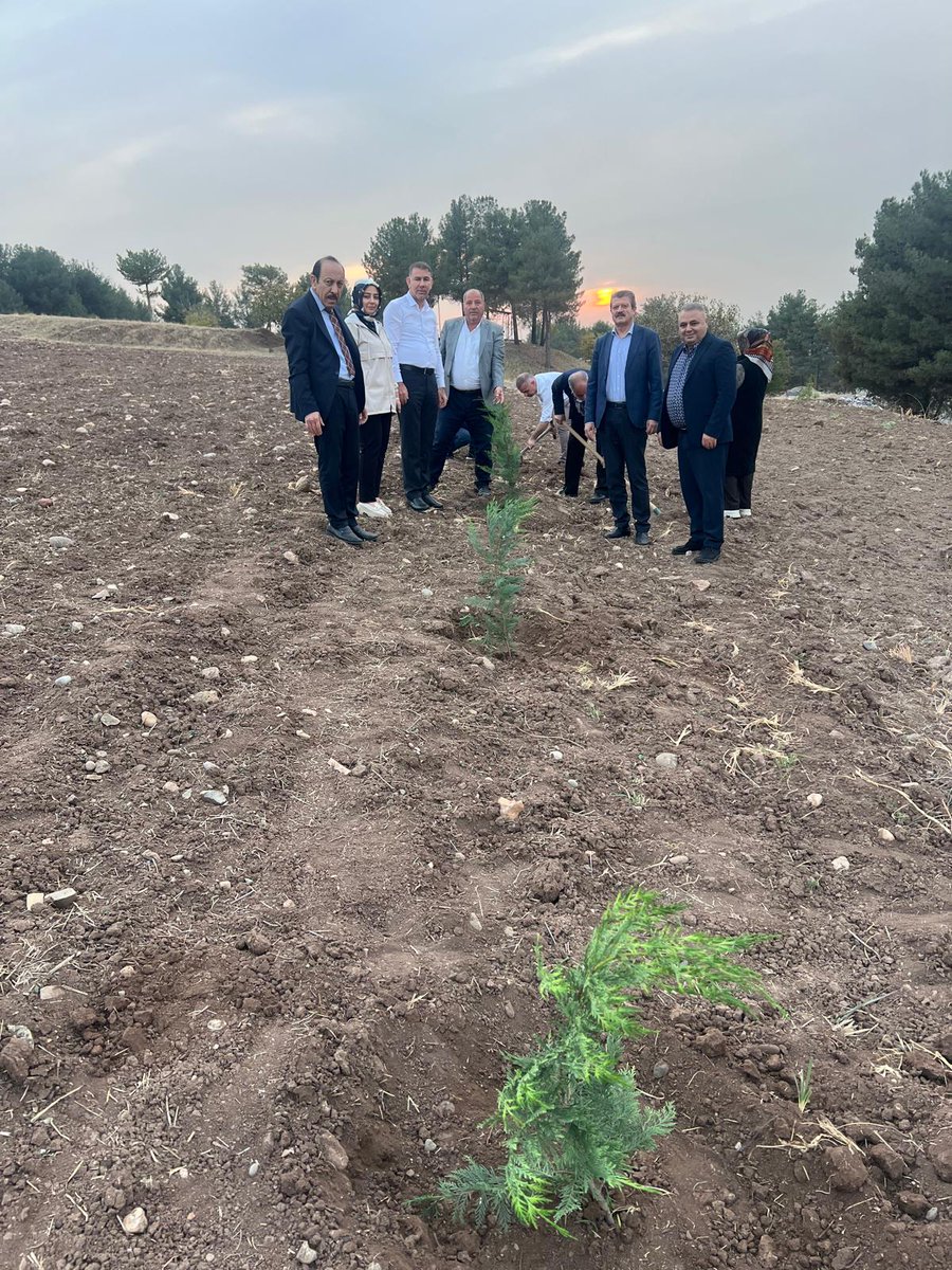 Cumhurbaşkanımız ve Genel Başkanımız Sn. Recep Tayyip Erdoğan’ın talimatıyla başlatılan “Geleceğe Nefes, Dünyaya Umut” kampanyası kapsamında İl Başkan Yardımcımız <a href="/VahitGuvensen/">Vahit Güvensen</a>, Kadın Kolları Başkanımız <a href="/yldzgulsn/">Gülşen Bünül</a> ve teşkilatımızla birlikte fidanlarımızı toprakla buluşturduk.