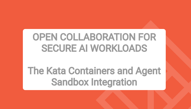 katacontainers's tweet image. Today, Google introduced Agent Sandbox, a CRD and Operator to standardize the mgmt of stateful, isolated workloads through a declarative API in @kubernetesio &amp;amp; includes Kata Containers support, bringing VM-backed isolation and strong workload boundaries 

katacontainers.io/blog/Kata-Cont…