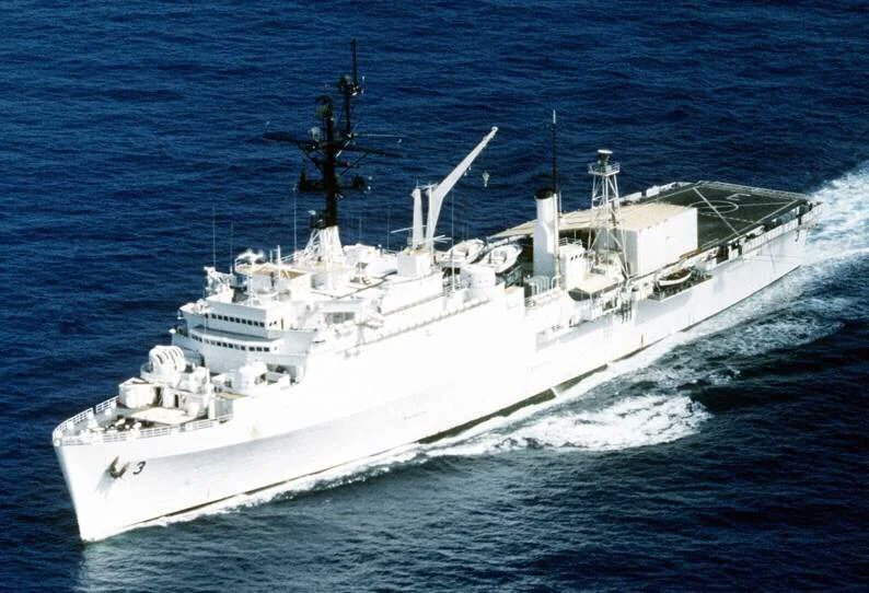 GeminiNorth's tweet image. Salute to &quot;The Great White Ghost of The Arabian Coast&quot; USS LaSalle AGF-3 #USN #MMFA #HappyVeteransDay 🫡⚓️🇺🇸💯