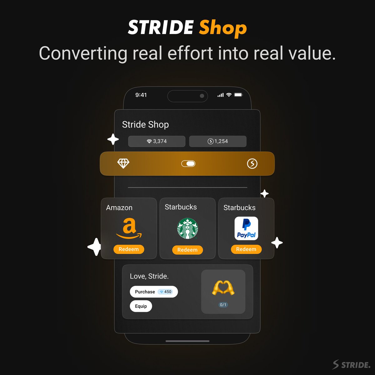Everything you can do on Myfitnesspal &amp; Cal AI, except with Stride you can earn while doing it.

signup your email for early access 👇