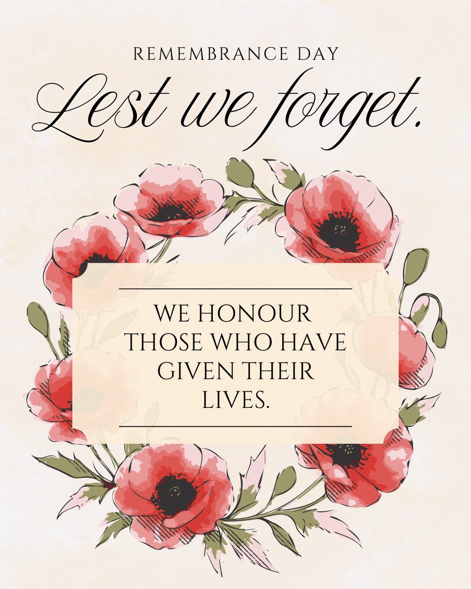 PurkTech's tweet image. From generation to generation, we honour and remember their sacrifice. Lest we forget. #RemembranceDay #LestWeForget #CanadaRemembers