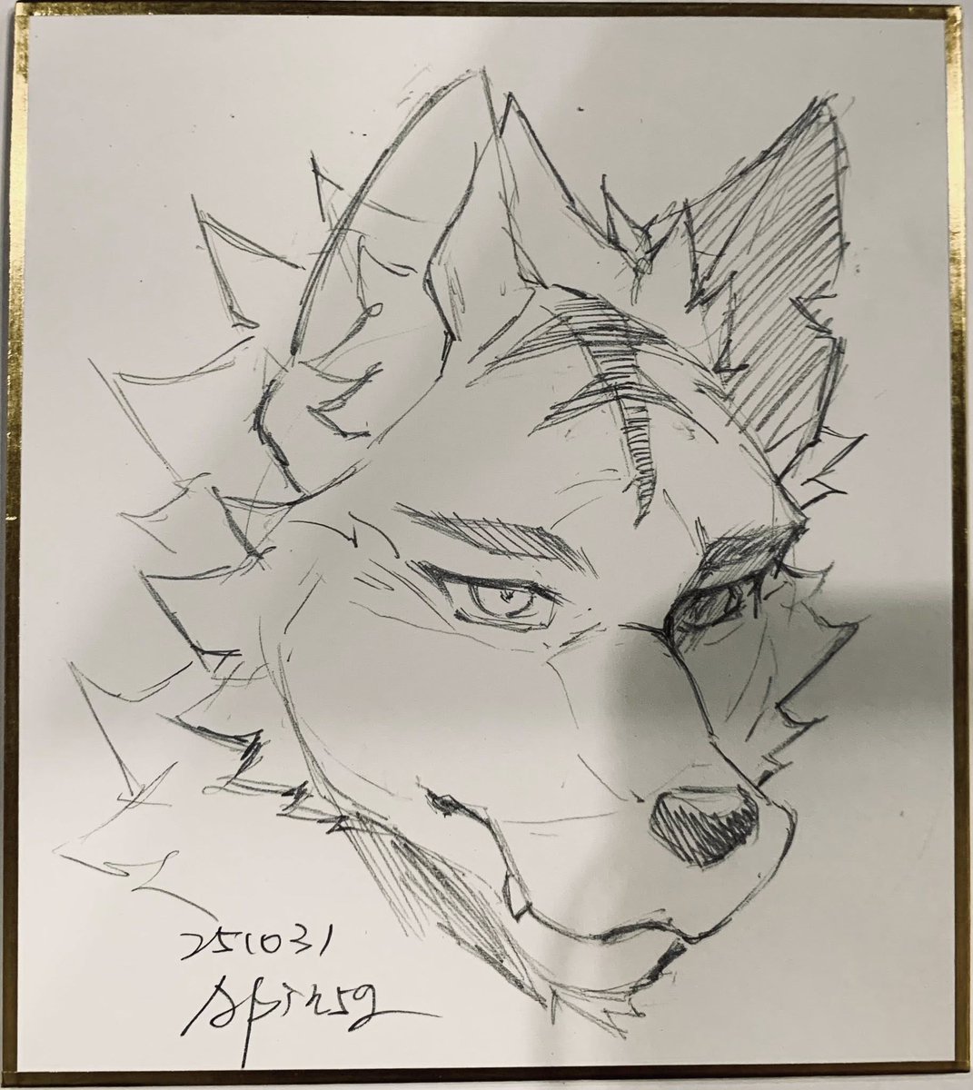 I finally joined the charity commission sketch event at Infurnity, Taiwan’s furry convention, this year!

I offered quick portrait sketches—about 10 minutes per person—hoping to give more people a chance to get a drawing. But in the end, I only managed around five sketches in an