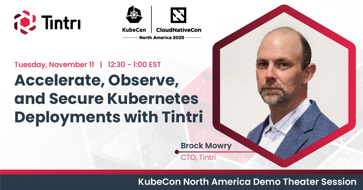 Catch Tintri CTO Brock Mowry today at 12:30 PM as he takes the stage with “Accelerate, Observe, and Secure Kubernetes Deployments with Tintri.”
Don’t miss how Tintri is changing the Kubernetes data management game.