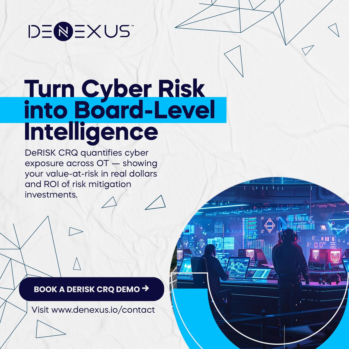 Quantify OT cyber risk in dollars. Prioritize by expected loss reduction. Show clear ROI.

Request a demo » bit.ly/47OppEL

#CyberRisk #CRQ #RiskQuantification #OTSecurity #IndustrialCybersecurity #CISO #BoardReporting #CyberRiskManagement