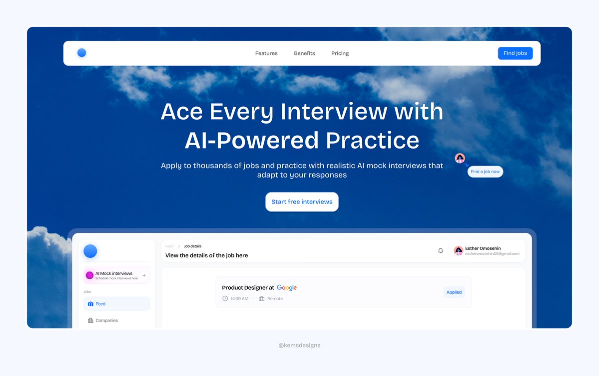 kemsdesigns's tweet image. Day 2 of working on my framer template 👩‍🍳

What do you think? Would you use this?