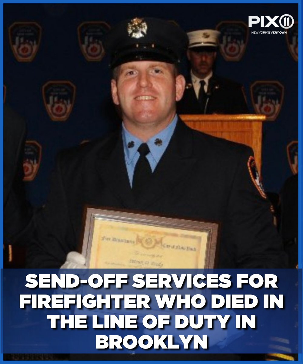 PIX11News's tweet image. 11-year veteran firefighter Patrick Brady died while fighting a 5-alarm fire in Brooklyn over the weekend. Here&apos;s how the city will honor the fallen hero: pix11.com/news/local-new…