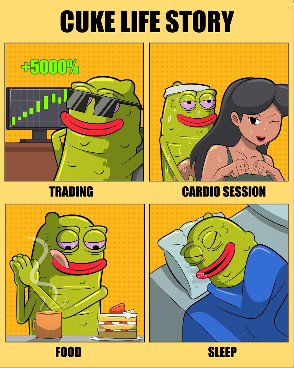 Which one is peak happiness? $CUKE 🥒
