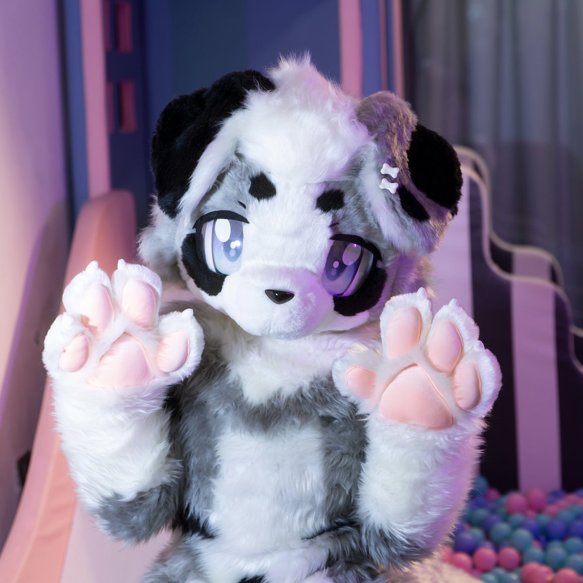 🐾🐶🐾

#furry #fursuit

✂️：<a href="/amanojaku_j/">アトリエあまのじゃく</a>