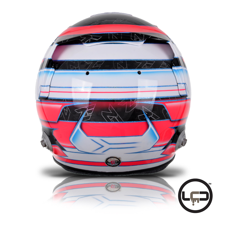 Zach Fourie 2025 Bell Carbon helmet
