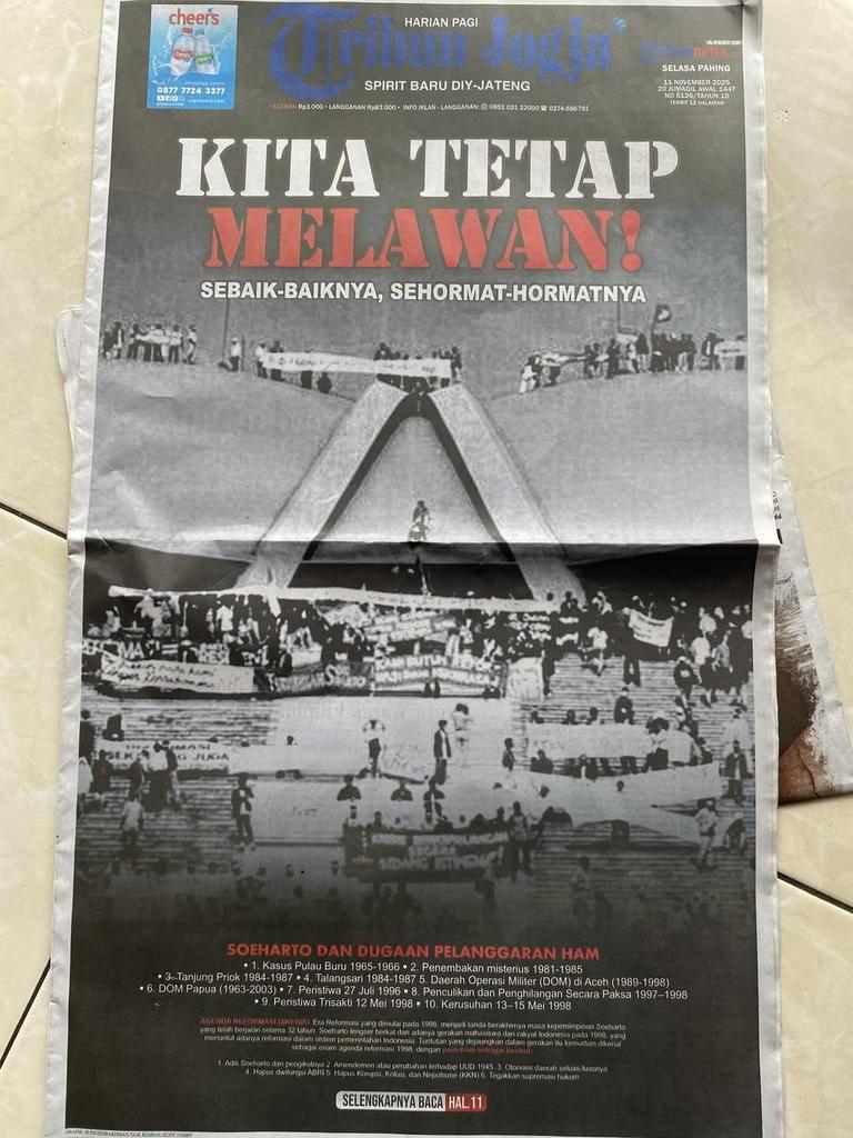 W.
#SoehartoBukanPahlawan