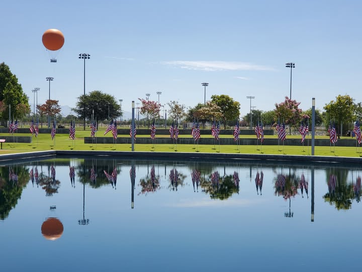 Today, we honor the brave men and women who served our nation. Thank you for your courage and sacrifice.

All Great Park areas are open, including athletic fields and the Visitors Center. The Balloon and Carousel are closed per regular hours.

#YourGreatPark #WeAreIrvine