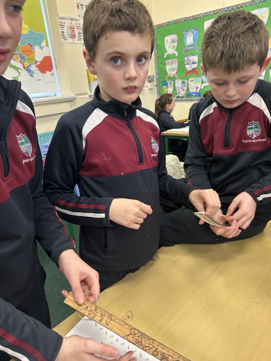 kilbehennyns's tweet photo. 3rd and 4th Class #KBNS explored the topic of sound by using tuning forks, rulers and making their own guitars! @CuriousMindSTEM @ScienceWeek https://t.co/r5WFFEnYvw