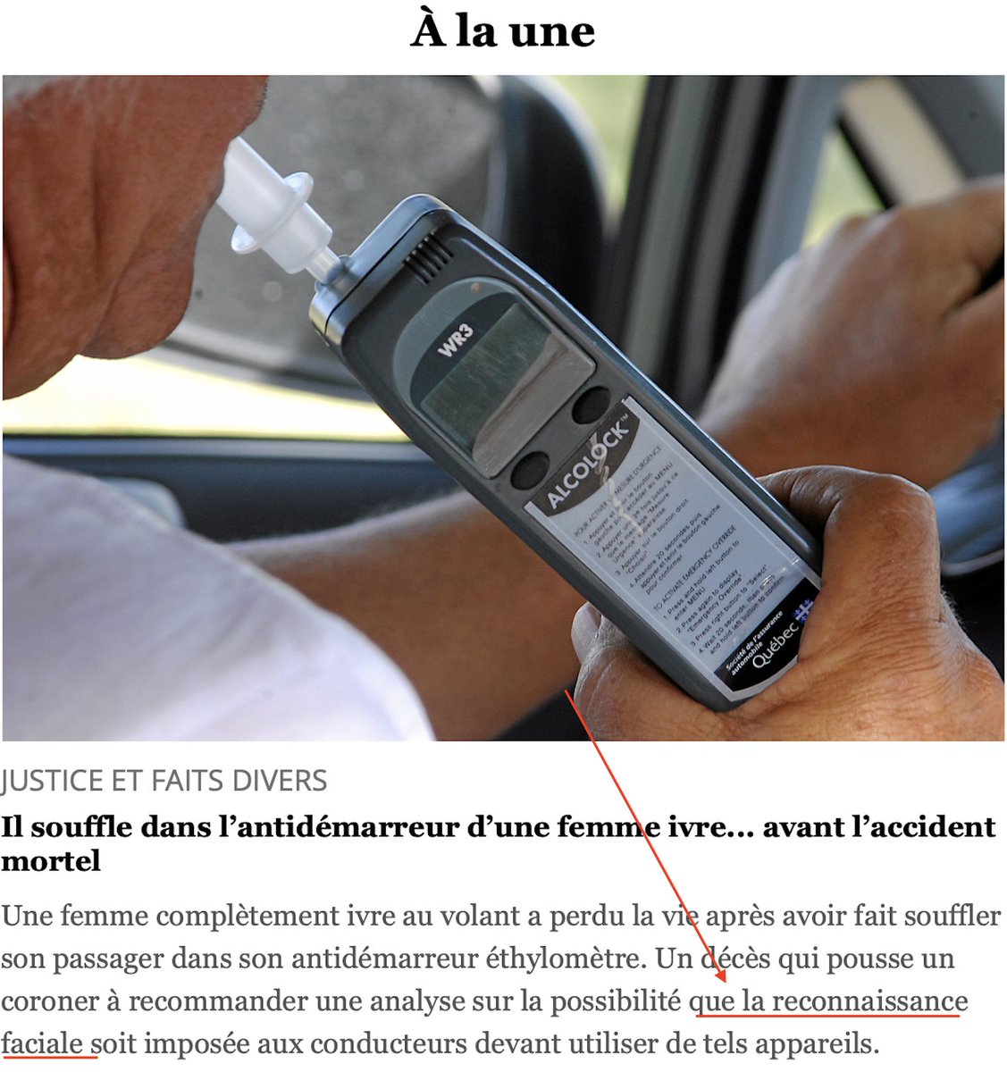 On se demandera comment on a pu faire pour vivre sans ça pendant des millénaires...