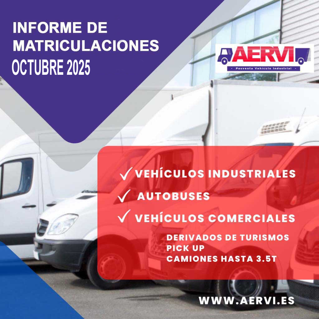 🚨🚛🚍#Exclusiva #AERVI ¡Ya están aquí los informe de matriculaciones de vehículo industrial en España correspondientes al mes de octubre!
🔸Camiones
🔸Autobuses
🔸Comerciales
🤗¿Aún no eres socio?
😜¡Asómate... y verás! 👉aervi.es/informe-de-mat…