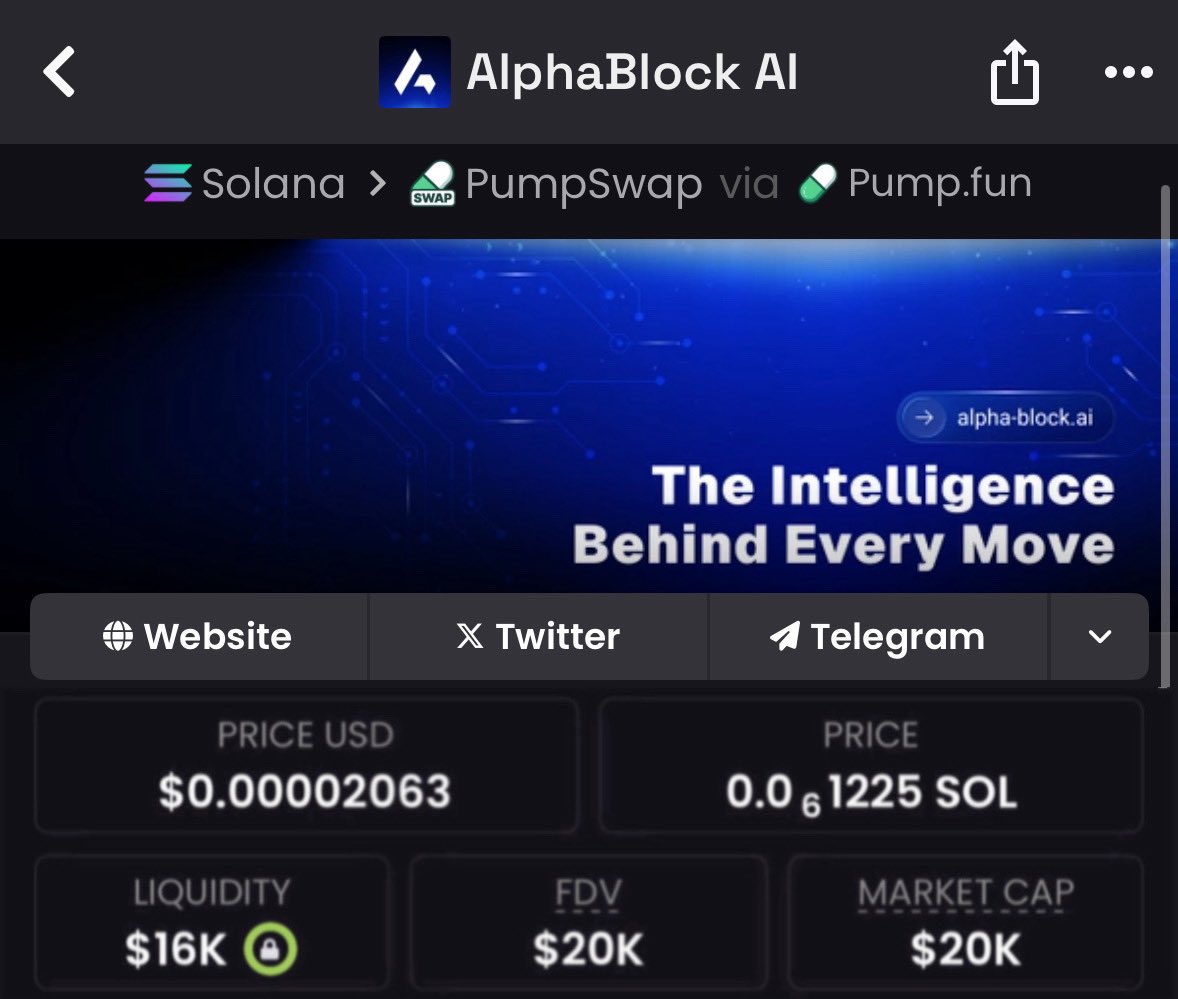 mooningmegaups's tweet photo. Aped $Alpha at $20k mcap in my alpha TG🚀🔥

3wtGGWZ8wLWW6BqtC5rxmkHdqvM62atUcGTH4cw3pump https://t.co/GyD5Az4c0w