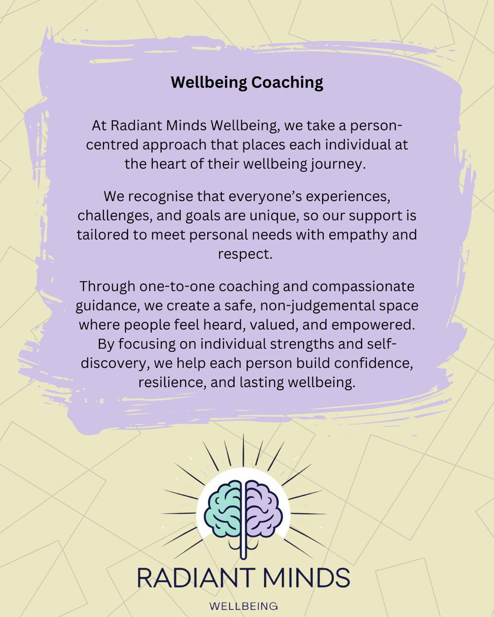 I'm excited to start this journey! 💫 At Radiant Minds Wellbeing, we empower brighter, healthier minds through Compassion, Awareness, Respect &amp; Empowerment 💖 #MentalHealthMatters #WellbeingJourney #RadiantMindsWellbeing #PositiveChange #MindfulLiving