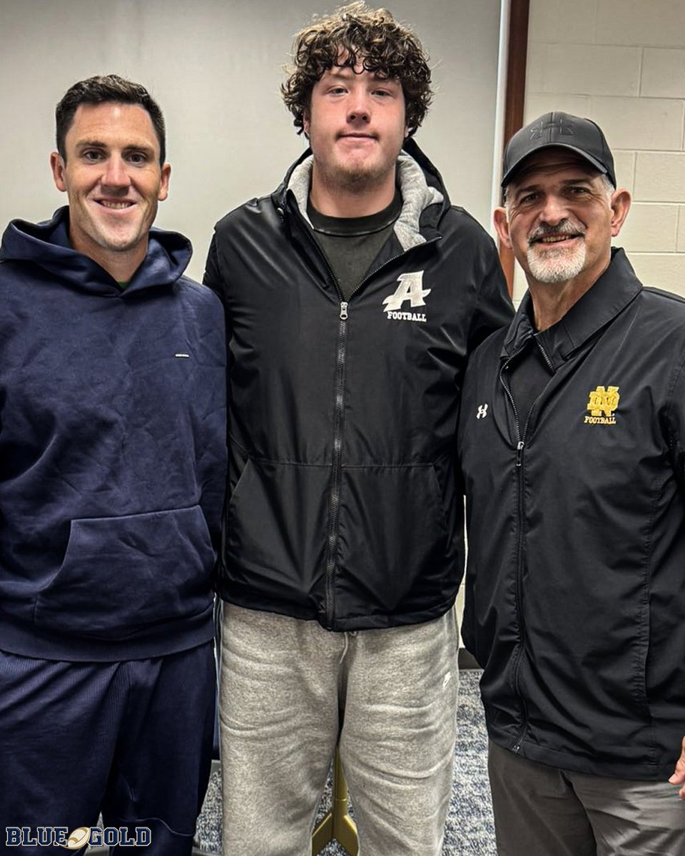 Notre Dame made a big move for elite 2027 OT Layton von Brandt over the weekend and offered him a scholarship 👀☘️

“Notre Dame is definitely one of my top schools.”

Full story: on3.com/teams/notre-da…
