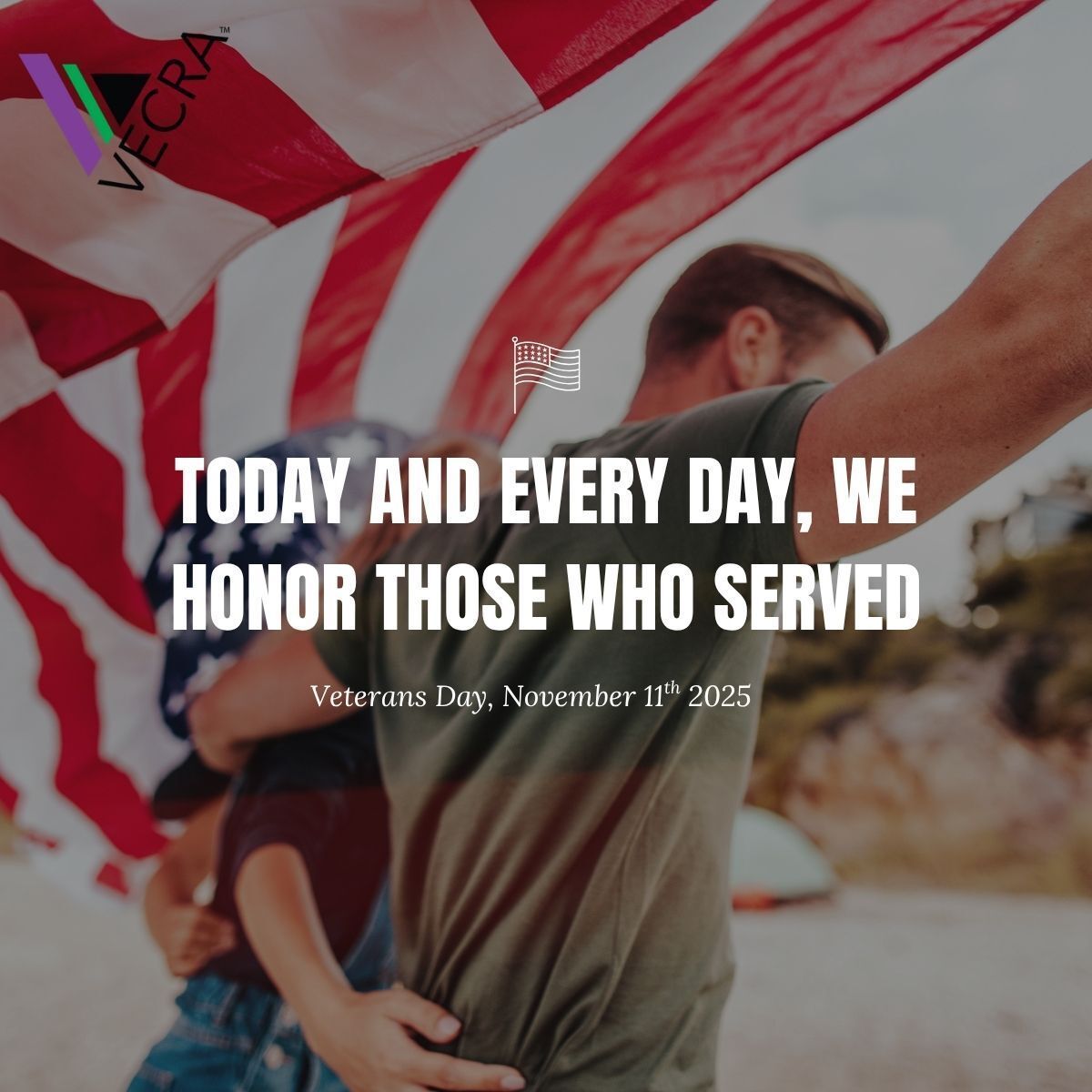 vecrainc's tweet image. Today we honor the service, sacrifice, and courage of our Veterans. Thank you for your leadership, on and off the job. 🇺🇸

#VeteransDay #ThankYouVeterans #VECRA