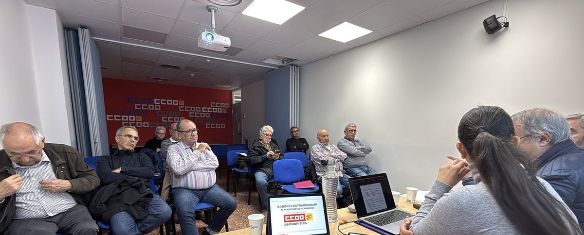 Avui han començat les assemblees a Mataró del primer nivell del SI de PPJJ de <a href="/ccoovormaros/">CCOO VORMAROS | ☎️933 100 000 💻consulta.ccoo.cat</a> fent aportacions al Pla d'Acció i per escollir les persones que participaran el pròxim 28 de novembre al seu congrés, amb l'objectiu de reforçar els seus drets al territori @FJubilatsCCOO