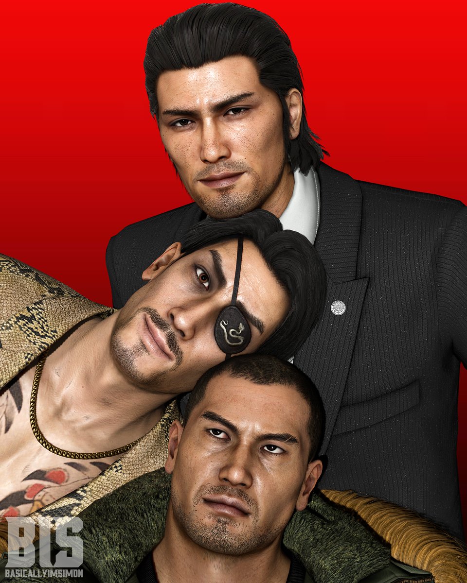 #DaigoDojima #GoroMajima #TaigaSaejima #LikeADragon #Yakuza #Blender #Blender3D #堂島大吾 #真島吾朗 #冴島大河 #龍が如く