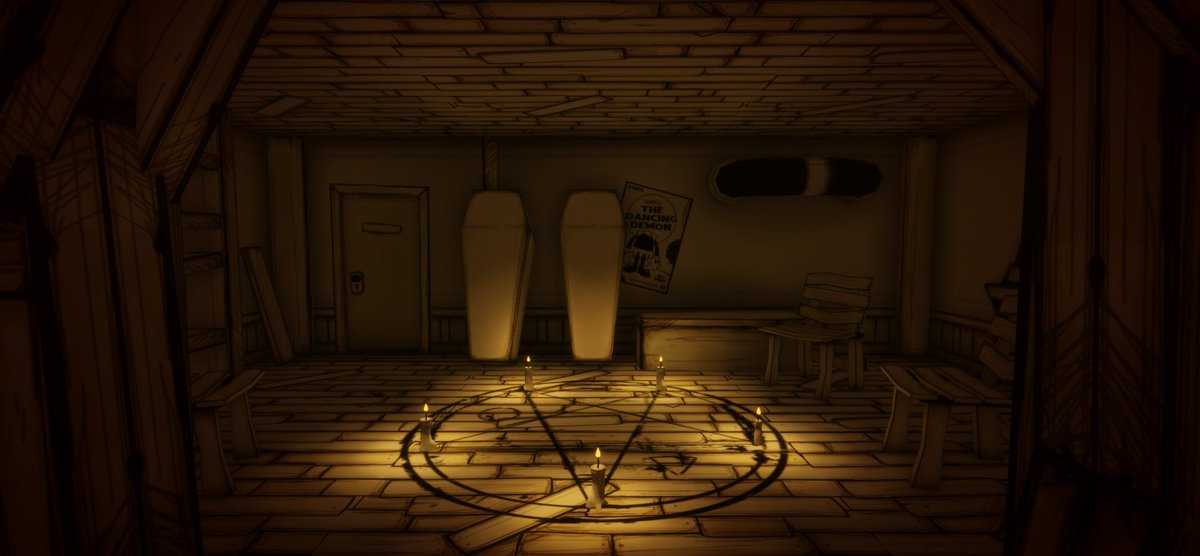 more of beta chapter 2 updated lighting and new area done 

#ROBLOX #robloxstudio #Bendy #Bendy_and_the_ink_machine #BATIM