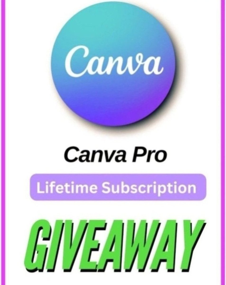 JayBisen473370's tweet photo. Want Canva Pro for FREE  Lifetime Access?
No tricks. Just follow these 3 simple steps:

1. Like this post
2. Comment "Canva"
3. Repost for others to benefit too!

Follow me @JayBisen473370 I’ll DM you the access
(No follow no DM)

Let’s make your designs stand out with Canva Pro https://t.co/JhMUzaHfRC
