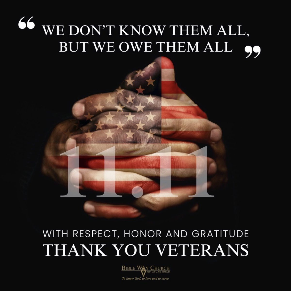 Today we honor all veterans for their sacrifice and service. Thank you to the men and women who have dedicated their lives to serving our country. Happy Veterans Day 🇺🇸

Join us as we remember our veterans and their families: bwcar.org/event/the-mili…