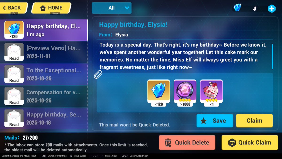 Elysia 11/11 🎂 #HonkaiImpact3sea