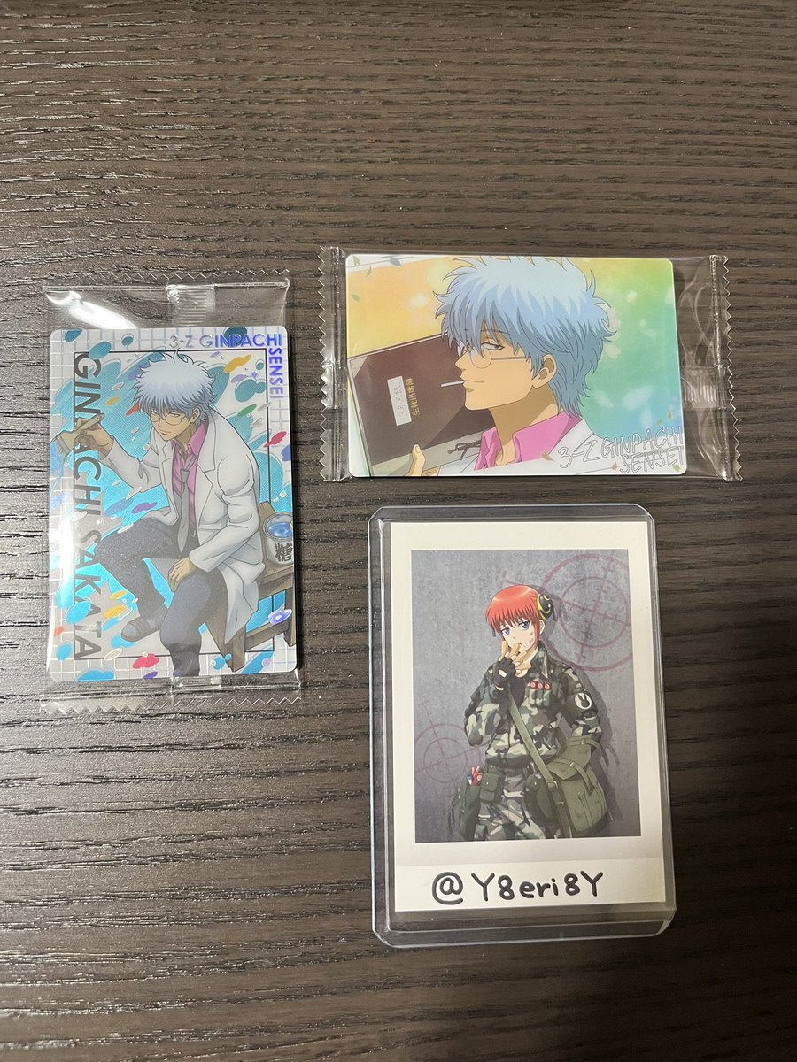 Y8eri8Y's tweet photo. @HIJIRI_cloud 初めまして、こんばんは。検索よりのお声がけありがとうございます。添付しました銀八2点と、ひじり様のお写真お借りして⭕️をさせていただいた神楽2点との交換でお間違いないでしょうか？ https://t.co/lfCj4mGTbf
