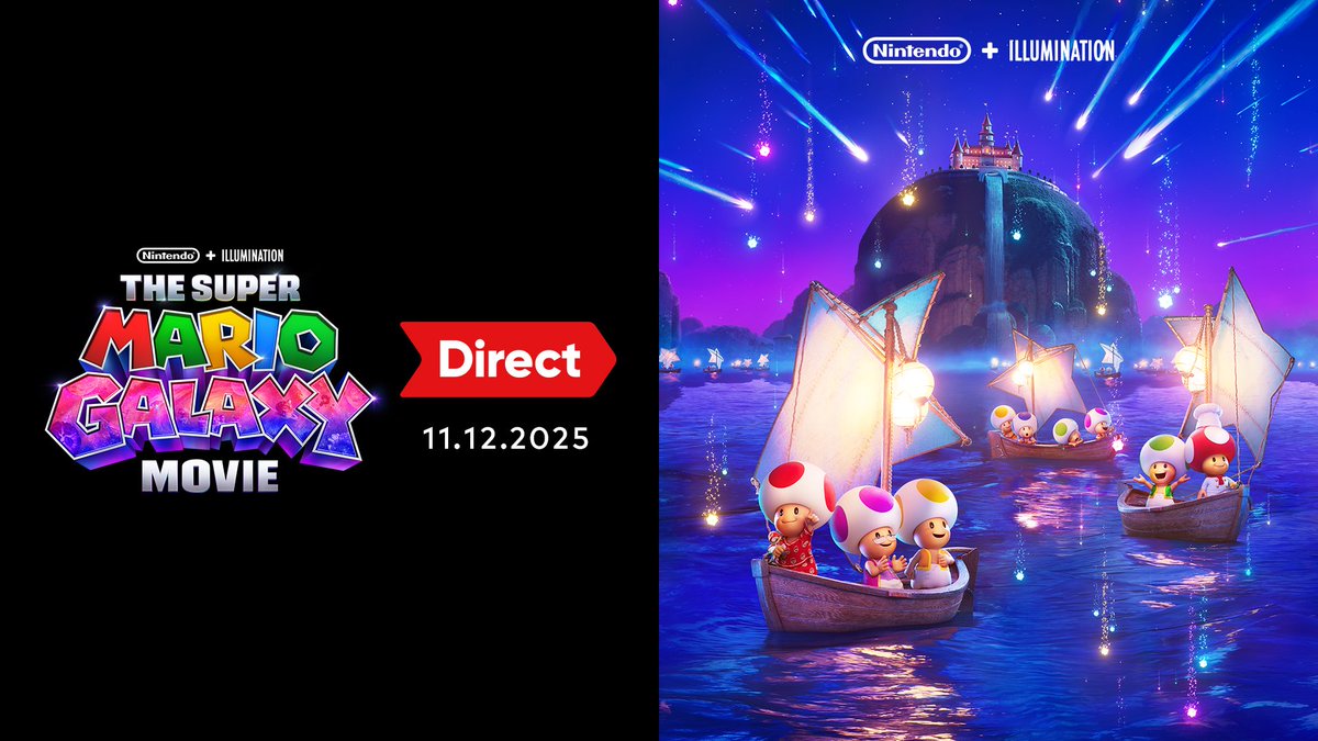 🚨Nintendo confirma Direct nesta quarta (12) exclusiva de 'SUPER MARIO GALAXY: O FILME' para a divulgação do trailer oficial

#Nintendo #SuperMarioGalaxy2 #Supermariomovie