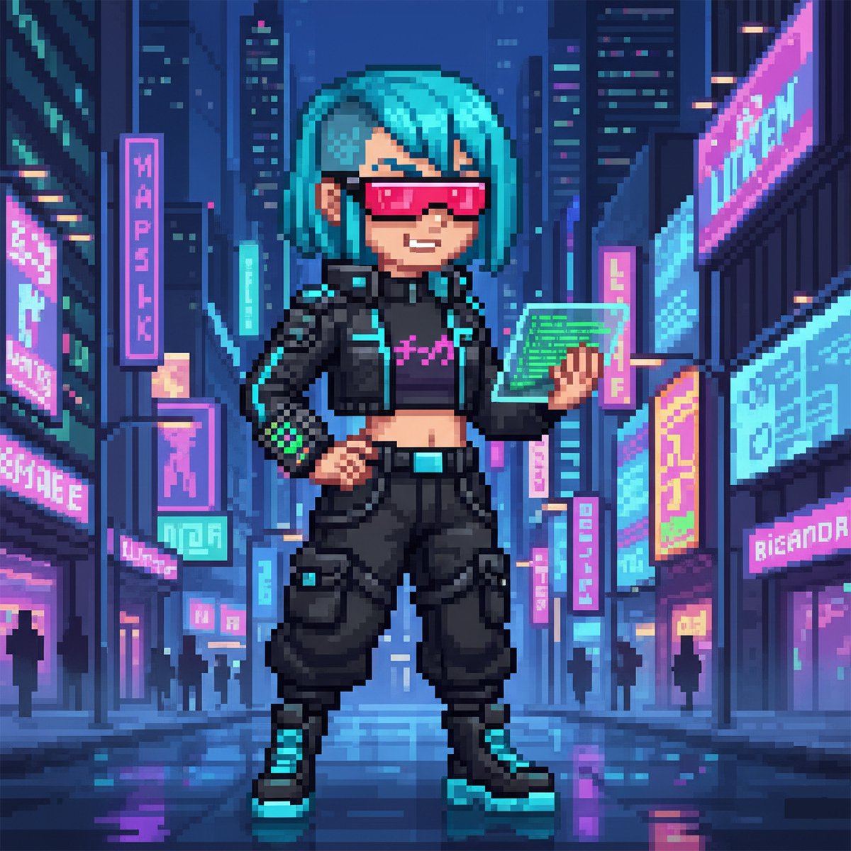 walttersophia's tweet image. Somewhere between code and chaos 💻⚡

#CyberVibes #PixelWorld #TechMood #RetroWave #DigitalArt #GamerEnergy #NeonDreams