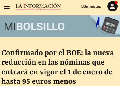 _Laboro's tweet photo. Confirmado por LABORO: así se manipula y desinforma a los trabajadores en medios como 20pitufos.
En 2026 sube el MEI (parte de la cotización a la SS) del trabajador de 0,13% a 0,15%. Subida = 0,02% . ¿De dónde salen los 95€ de 20pitufos? Seguid el hilo y disfrutad🧵 https://t.co/dS6S615Hsi