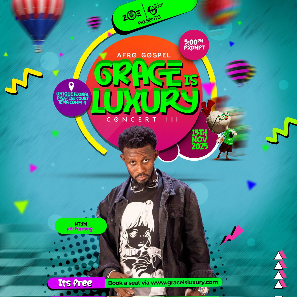 ntymgh's tweet photo. All roads lead to @scottevanszb #GraceIsLuxuryConcert is Saturday 🔥

🎫: https://t.co/3DWRSM8DcK

See you there  🥳🎉

#GraceIsLuxury
#AfroGospel
#UrbanGospel https://t.co/1sadrDC9pE