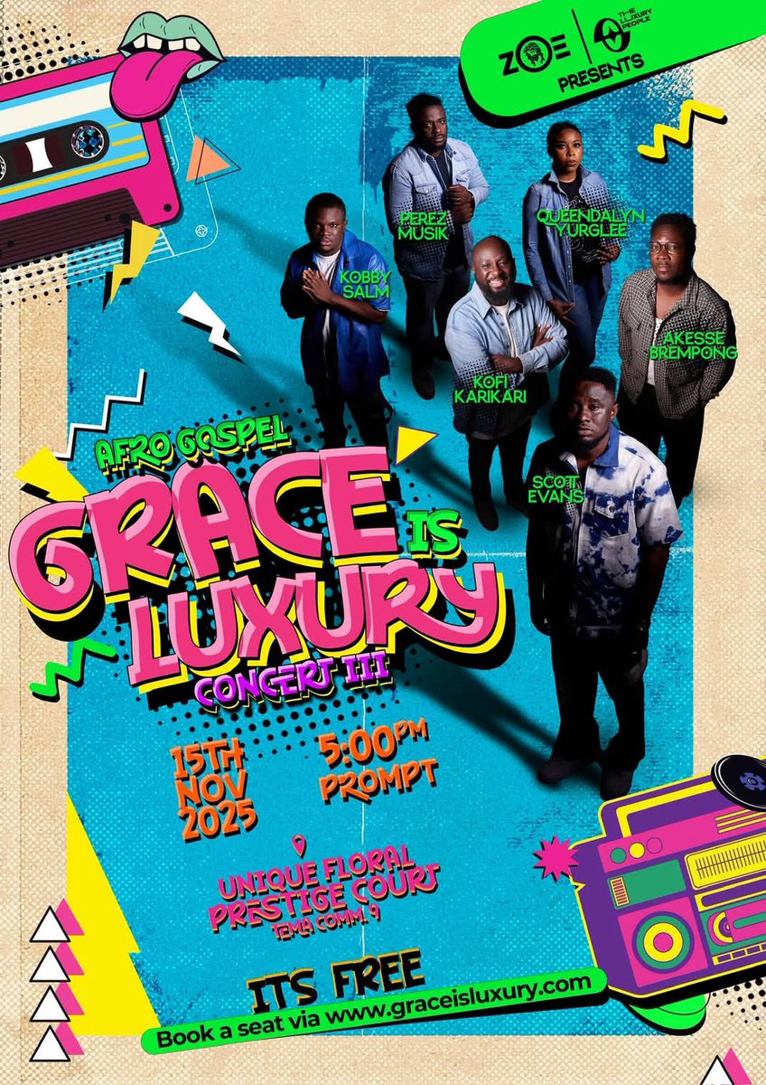 ntymgh's tweet photo. All roads lead to @scottevanszb #GraceIsLuxuryConcert is Saturday 🔥

🎫: https://t.co/3DWRSM8DcK

See you there  🥳🎉

#GraceIsLuxury
#AfroGospel
#UrbanGospel https://t.co/1sadrDC9pE