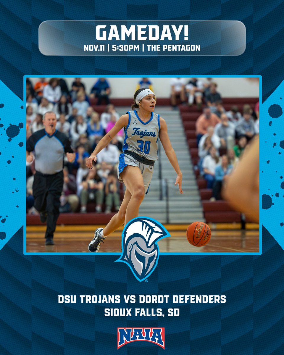 dakotastate_wbb's tweet image. 🚨GAMEDAY🚨 

It’s a Trojan doubleheader at the Pentagon!
The Trojans take on Dordt (Iowa) tonight in Sioux Falls⚔️ 

📍 Sanford Pentagon, Sioux Falls, SD
🕠 5:30 PM
🆚 Dordt 

#GoTrojans
