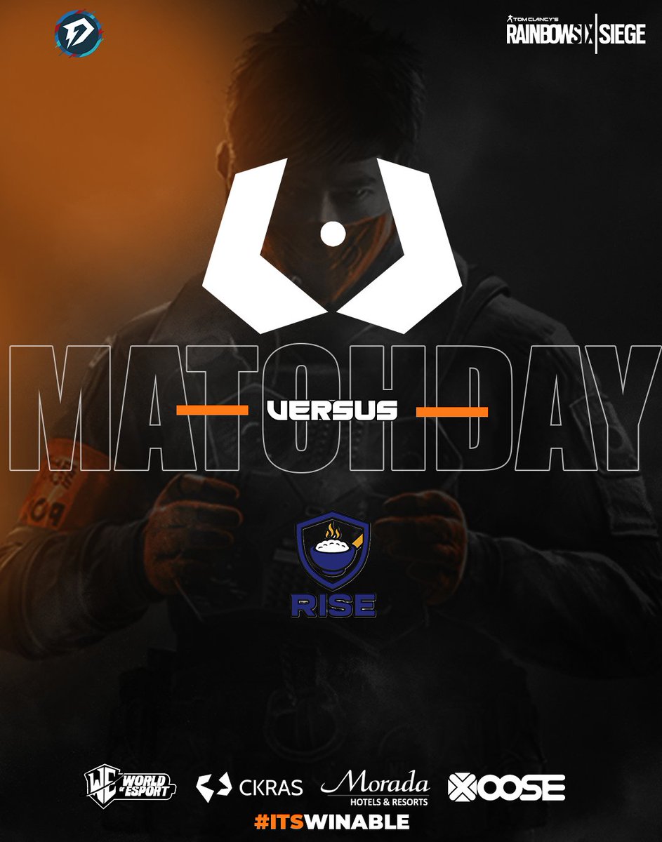#MATCHDAY #RainbowSixSiege Main Team

🌎DACH League 1 Group A
🆚RISE
⏰ 20:30 CET
🎥 N/A

Powered by:
<a href="/myckras/">CKRAS.com</a>
<a href="/XOOSEtweet/">XOOSE.de</a>
morada.de
<a href="/WOEbootcamp/">WORLD OF ESPORT</a>

#itsWinable