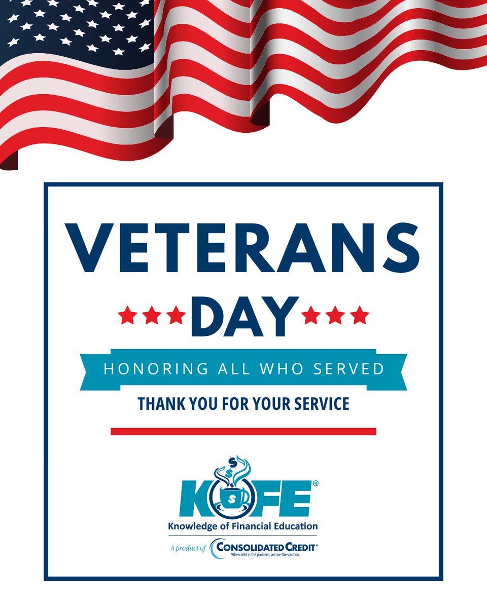 🇺🇸 Today and every day, we honor all who served.
Thank you to our #Veterans and their families for your courage and sacrifice. 🙏

#VeteransDay #ThankYouVeterans #KOFETime #KOFETalk ☎️844-899-7784