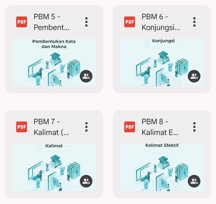 beaglestude's tweet photo. MODUL KILAT PBM (MATERI)
source : @ruangguru 

• Penulisan Huruf
• Penulisan Kata 
• Penggunaan Tanda Baca
• Penulisan Unsur Serapan 
• Pembentukan Kata Frasa, &amp; Makna
• Konjungsi 
• Kalimat 
• Kalimat Efektif 
• Wacana 

#AMBISVERSE #STUDYTWT #UTBK #SNBT https://t.co/myTZPCzkfk