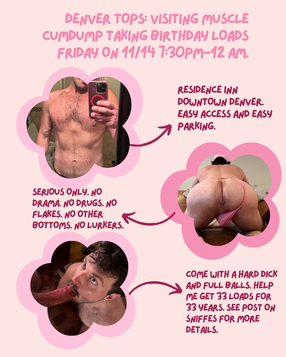 phazeaction's tweet photo. DENVER! This Friday 11/14 I’ll be whoring out my muscle pussy husband  to celebrate his birthday! Look for the event post on Sniffies, or DM for the event link. 
@palmer_fggot 

#denvertops #cumdump #sniffies #denvergay #gaydenver #musclepussy https://t.co/HEGZgK4dim