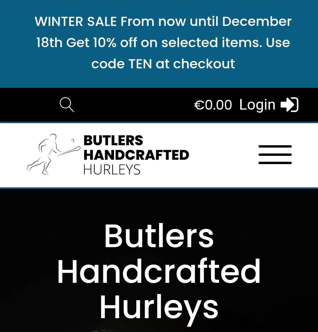 Our online winter sale is now live online get 10% off on selected items from now until December 18th

Use code TEN at checkout 

kilkennyhurleys.ie