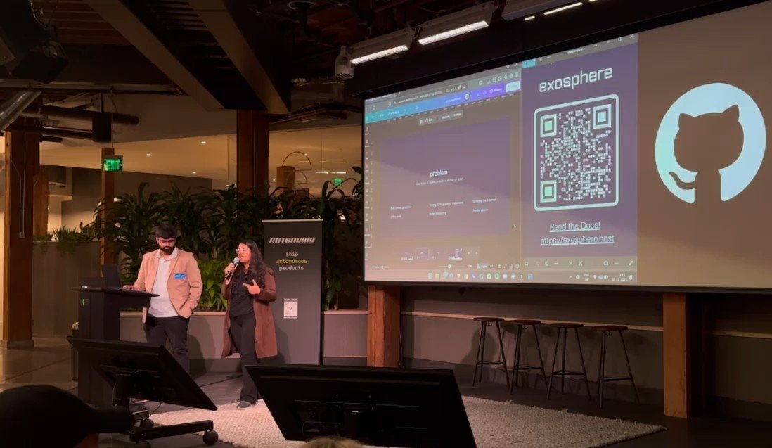 Nikiag65's tweet image. From tinkering with async, large-data Al agents to demoing Exosphere at Github 🙌 

There&apos;s nothing quite like a room full of sharp developers giving real, discerning feedback and that&apos;s exactly what last night was about.
@niveditjain