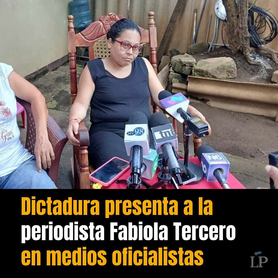 #ÚltimoMinuto | 🚨 El régimen orteguista mostró públicamente a la periodista #FabiolaTercero tras mantenerla incomunicada desde julio de 2024. Su caso había generado denuncias y llamados internacionales por su liberación. 

🔗Más detalles en: ow.ly/WpOF50Xq51L