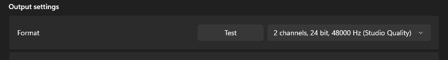 NickRyGaming's tweet image. Found out the cause to my audio problems on modded Minecraft.. Audio Format. 

192,000 Hz was selected for my headphones and I don&apos;t remember changing this.🤦‍♂️
#Minecraft #ModdedMinecraft #MinecraftJava #AudioFix #SoundStutter #SampleRate #192kHz #WindowsAudio #HyperX #PCGaming