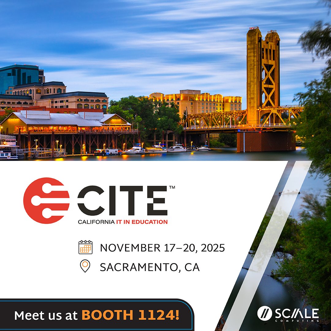 ScaleComputing's tweet image. We&apos;re attending the CITE 2025 Conference! Meet Kenny Belmont &amp;amp; Michael Patterson + Doug Tompkins from Hirsch at Booth 1124 &amp;amp; discover how SC//Platform is revolutionizing #edtech in school districts with simple, secure, highly available #ITinfrastructure!
cite.org/annual-confere…
